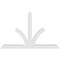 Ekena Millwork Richland Architectural Grade PVC Gable Bracket, 96"W x 60"H x 4"D x 6"F, 15/12 Pitch GBP096X60X0406RIC00 - alternate 5